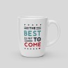Taza cerámica azul